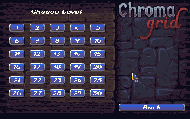 Chroma Grid atari screenshot